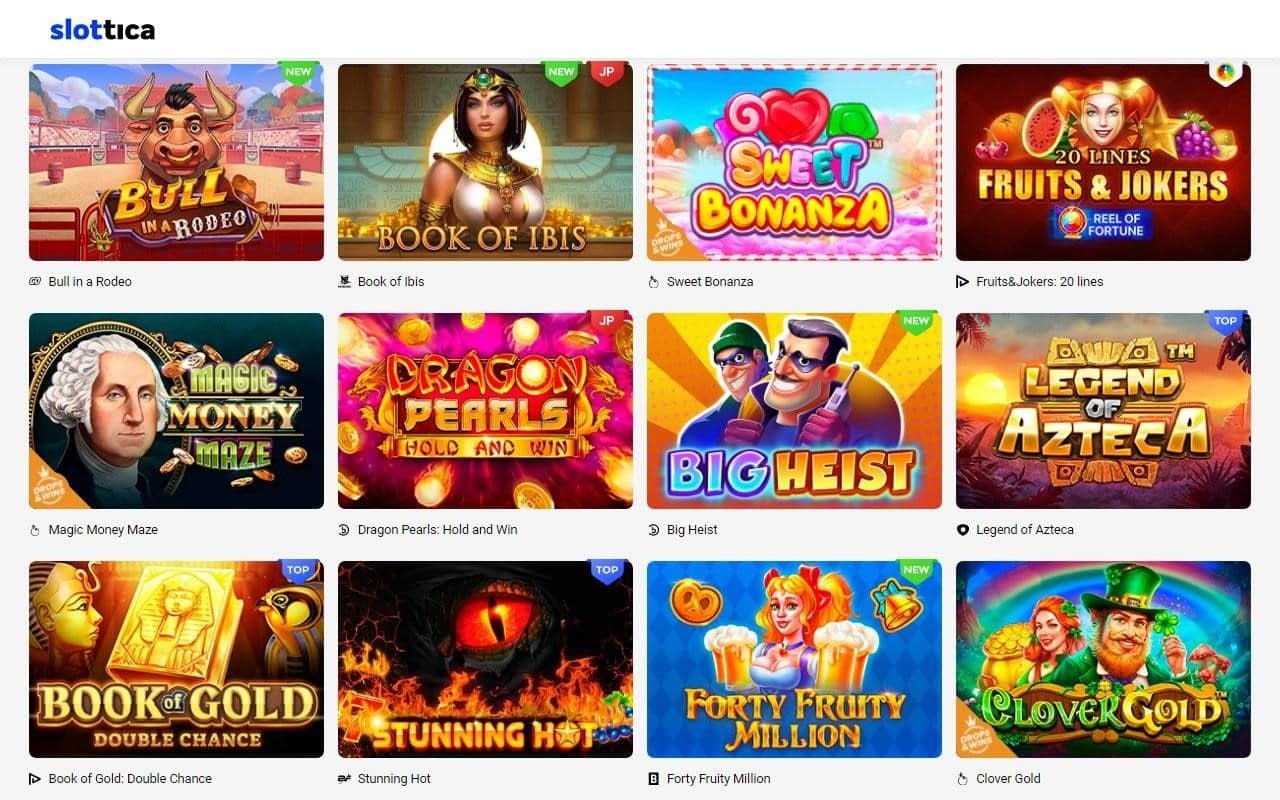 slottica casino login
